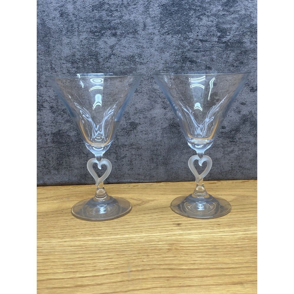 Lot‎ Of 2 Lenox Crystal FOREVERMORE MARTIN GLASS 6 5/8"